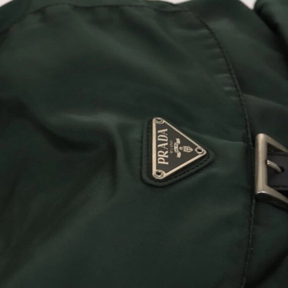PRADA Backpack Nylon Green Silver Auth - Picture 6 of 15